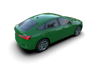 Beyaz arkaplanda izole edilmiş bir arabanın 3 boyutlu resmi