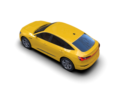 modern otomobil arka planda izole edildi