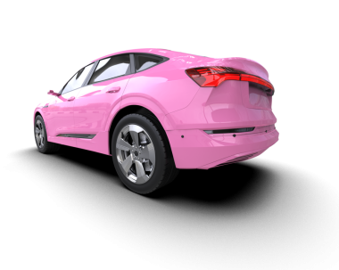 Beyaz arkaplandaki araba