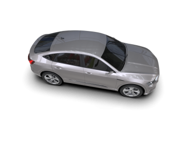 Beyaz arka planda bir araba. 3 boyutlu illüstrasyon. 3d oluşturma