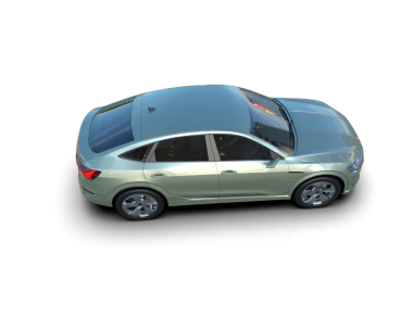 modern lüks araba siyah arka planda