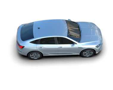 araba beyaz arkaplanda izole edildi