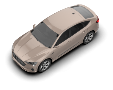 kırpma yolu olan beyaz bir arkaplanda izole edilmiş araba