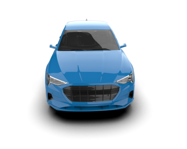 beyaz arkaplanda izole edilmiş araba 3 boyutlu görüntüleme