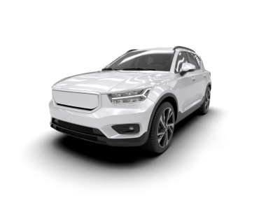 araba modern otomobil arka planda izole edilmiş 3 boyutlu illüstrasyon.