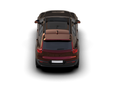 Siyah arka planda lüks, modern bir araba. 3d oluşturma.