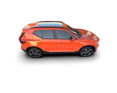 gölgeli modern araba