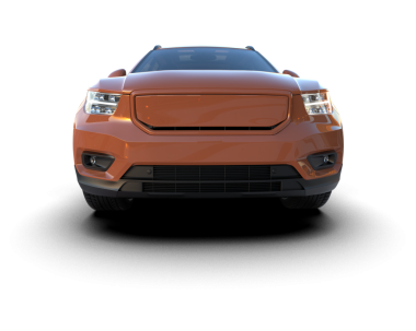 beyaz arkaplandaki modern SUv 3 boyutlu görüntüleme