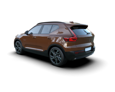 Lüks SUV beyaz arka planda izole edildi.