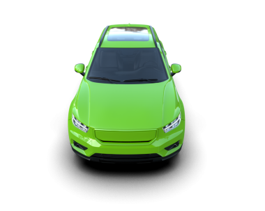 Araba arka planda izole edilmiş. 3D görüntüleme - illüstrasyon