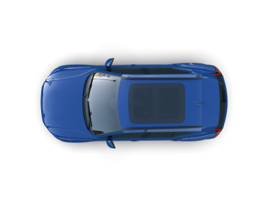 Beyaz arka planda modern bir araba. 3d oluşturma