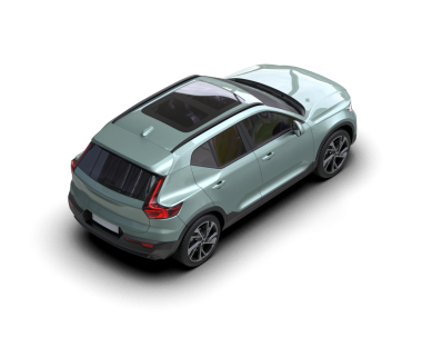 beyaz arkaplanda izole edilmiş araba 3 boyutlu görüntüleme