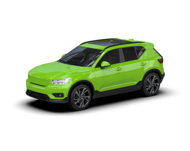 beyaz arkaplanda modern araba