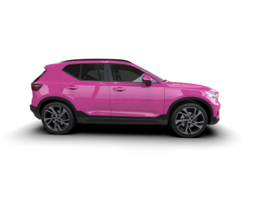 beyaz arkaplanda modern araba