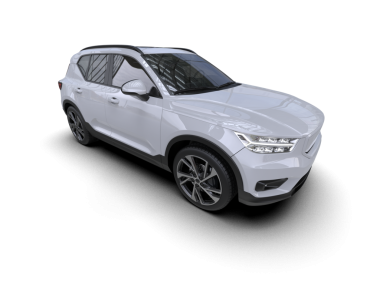 modern SUv siyah arkaplanda izole edildi