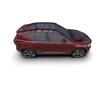 beyaz izole kırmızı araba