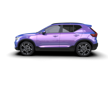 modern SUv beyaz arkaplanda izole edildi