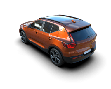 modern SUV otomobili arka planda izole edildi.