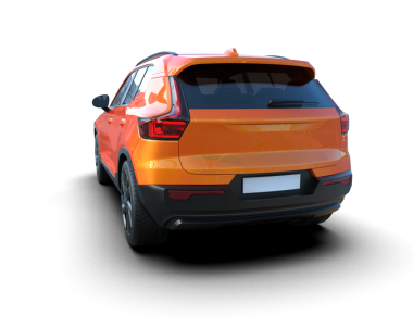 Beyaz arka planda modern SUV. 3d oluşturma