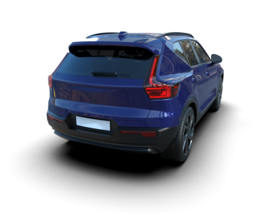 Siyah arka planda bir araba. yüksek çözünürlüklü 3 boyutlu görüntüleme