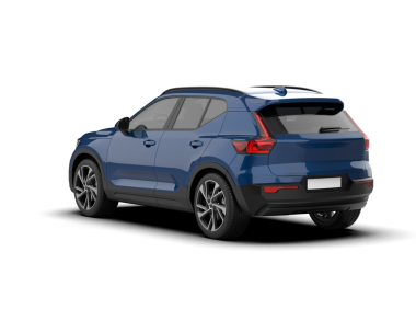 Modern SUV arabası. 3d oluşturma