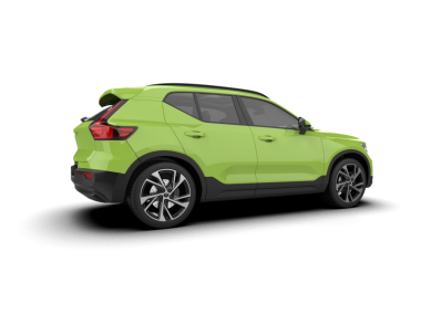 modern yeşil renkli araba. 3d oluşturma