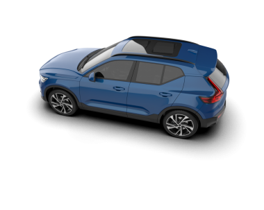 beyaz zemin üzerinde mavi araba