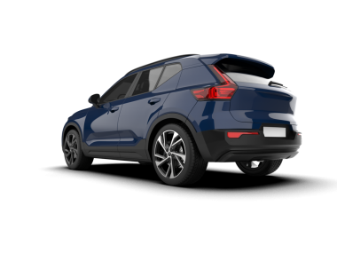 Gri arka planda modern lüks araba