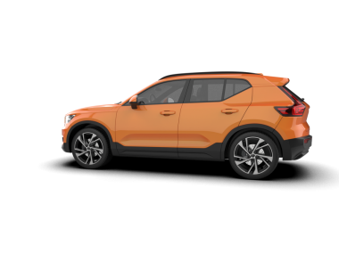 kırpma yolu ile beyaz arkaplanda izole araba