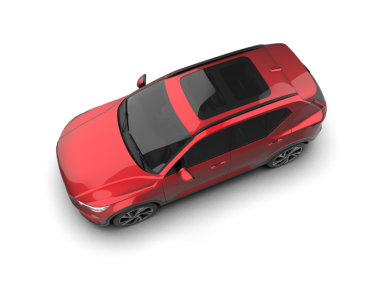 Araba kırmızı rengi izole edildi. yüksek kaliteli fotoğraf