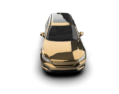 Beyaz arkaplandaki araba