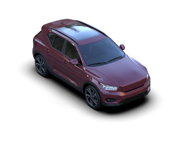 Siyah arkaplanda bir araba