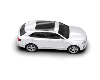 Lüks araba beyaz arkaplan üzerinde izole