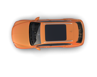 beyaz arka planda modern araba