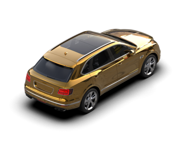 araba beyaz arkaplanda izole edildi.