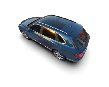 beyaz arka planda modern araba