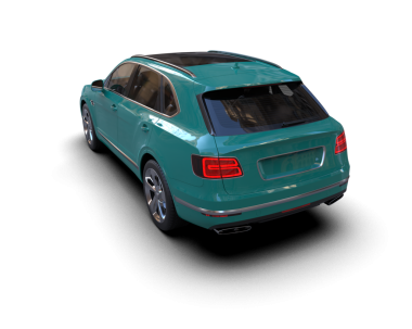 modern otomobil arka planda izole edildi