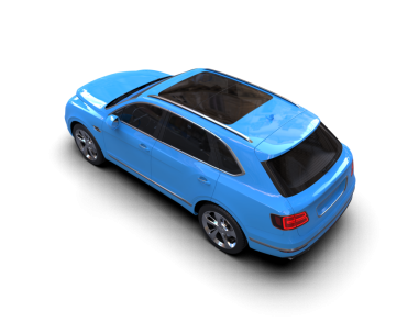 modern araba siyah arka planda izole edilmiş 3 boyutlu görüntüleme