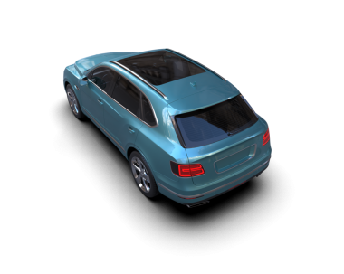 araba siyah arkaplanda izole edildi