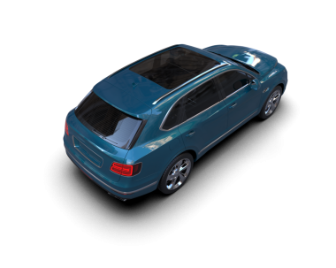 Modern araba siyah arka planda izole edilmiş. 3 boyutlu oluşturulmuş resim