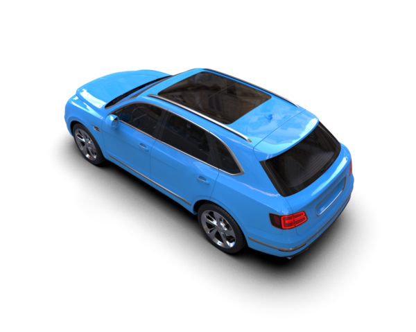 modern araba siyah arka planda izole edilmiş 3 boyutlu görüntüleme