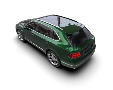 modern araba kırpma yolu ile beyaz arka planda izole ve yok