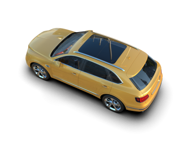 modern araba beyaz arkaplanda izole edildi