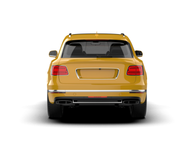 Arka planda lüks bir araba var. 3D görüntüleme - illüstrasyon