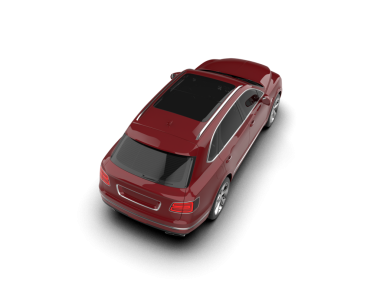 modern araba beyaz arkaplanda izole edildi