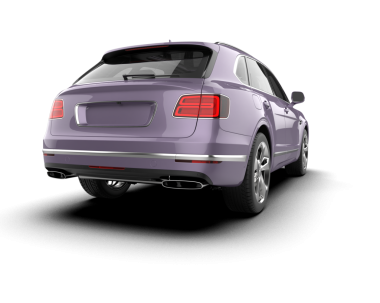 kırpma yolu ile beyaz arkaplanda izole araba.