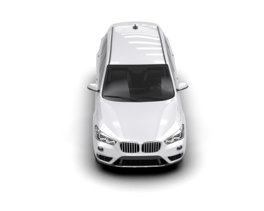 modern araba kırpma yolu ile beyaz arka planda izole edildi. resimleme