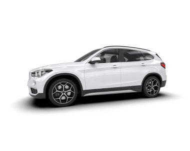 Beyaz arka planda izole edilmiş gerçekçi bir araba. 3d illüstrasyon