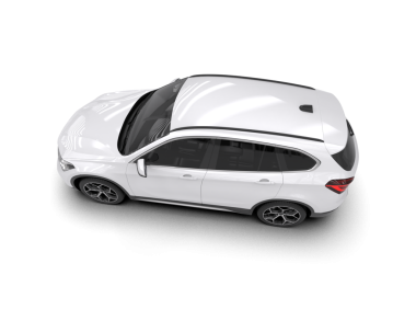 Modern araba. beyaz arkaplanda izole