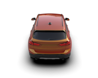 beyaz arkaplanda modern araba